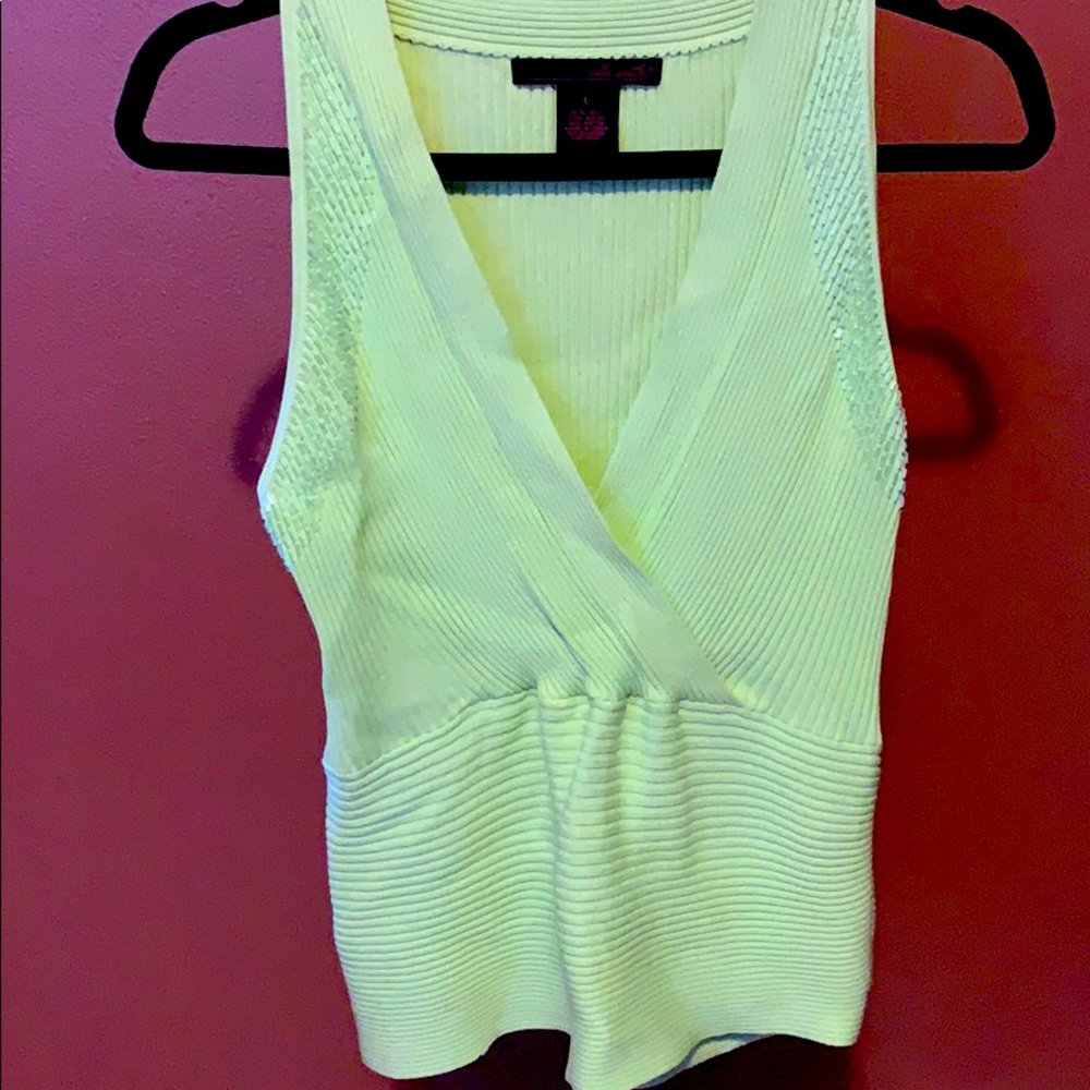 Embellished sleeveless sweater